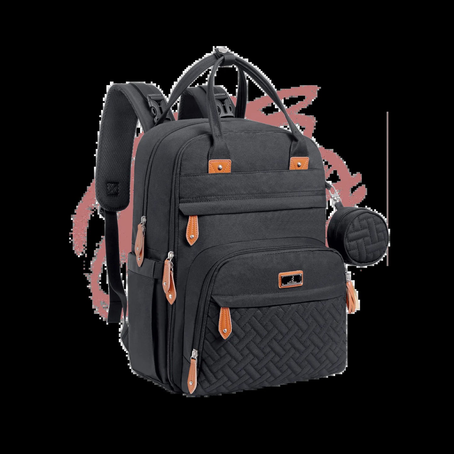 Babbleroo the Original Diaperbag | Multi-Functional Waterproof Travel Tote with Changing Pad Mommy Diaper Bags