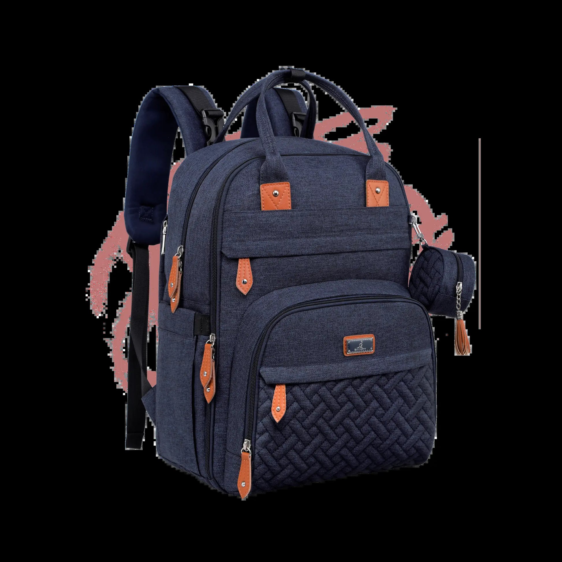 Babbleroo the Original Diaperbag | Multi-Functional Waterproof Travel Tote with Changing Pad Mommy Diaper Bags