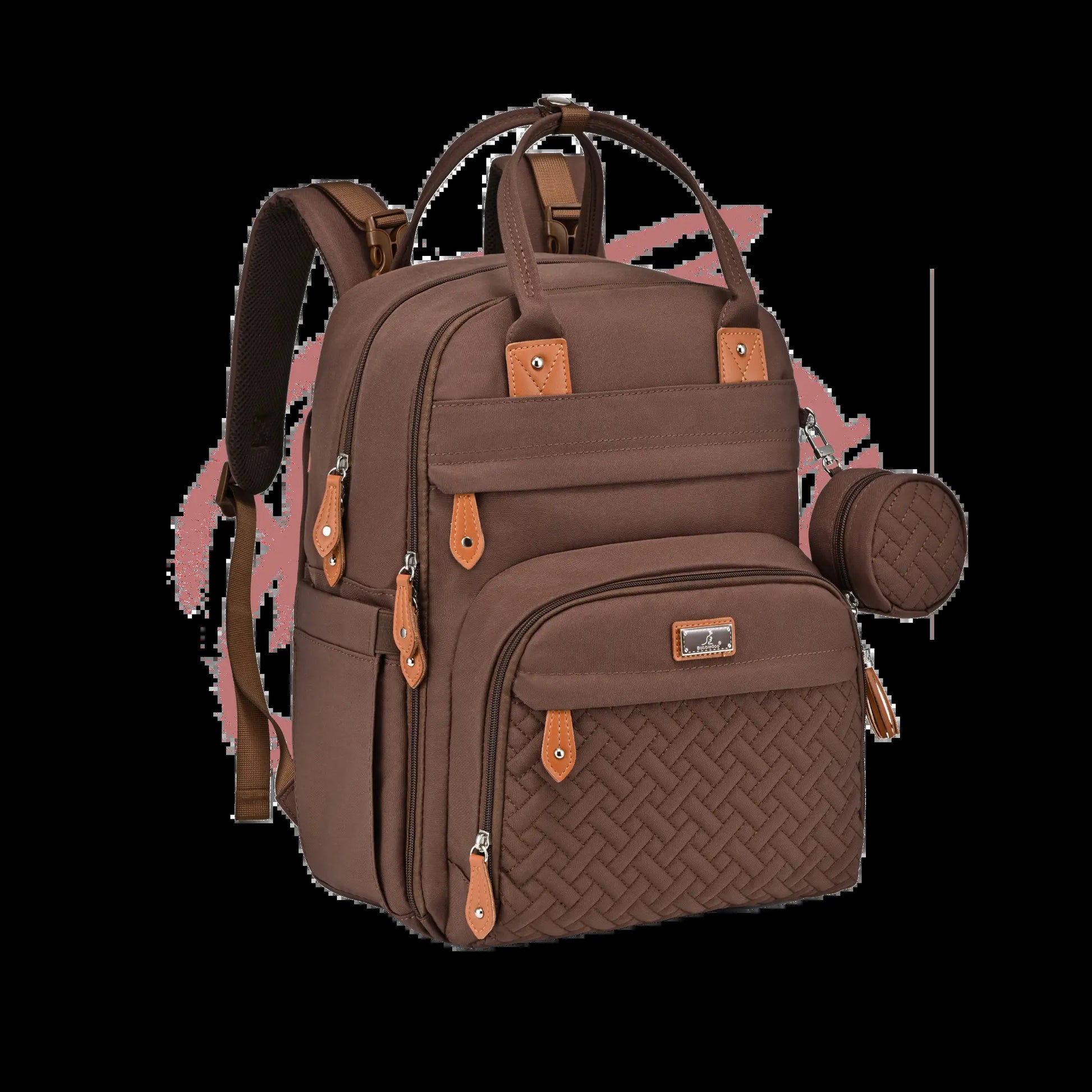 Babbleroo the Original Diaperbag | Multi-Functional Waterproof Travel Tote with Changing Pad Mommy Diaper Bags