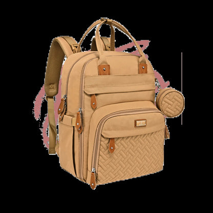 Babbleroo the Original Diaperbag | Multi-Functional Waterproof Travel Tote with Changing Pad Mommy Diaper Bags